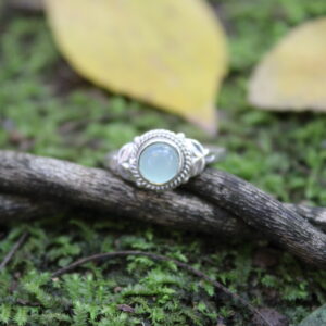 Aqua Chalcedony Cut (6mm) - Round Small