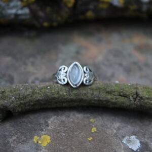 Aqua Chalcedony Cab (9mm x 4mm)