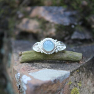 Aqua Chalcedony Cab (6mm)