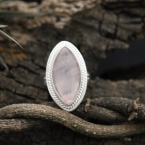 Rose Quartz Cab (24mm X 13mm)