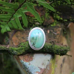 Sterling Silver Tibetan Turquoise Vintage Ring (6)