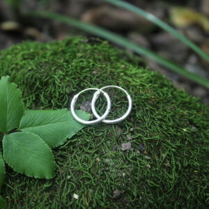 Plain Sleeper Silver Earrings