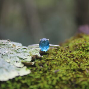 London Blue Topaz Silver Ring