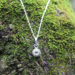 Citrine Vintage Silver Necklace